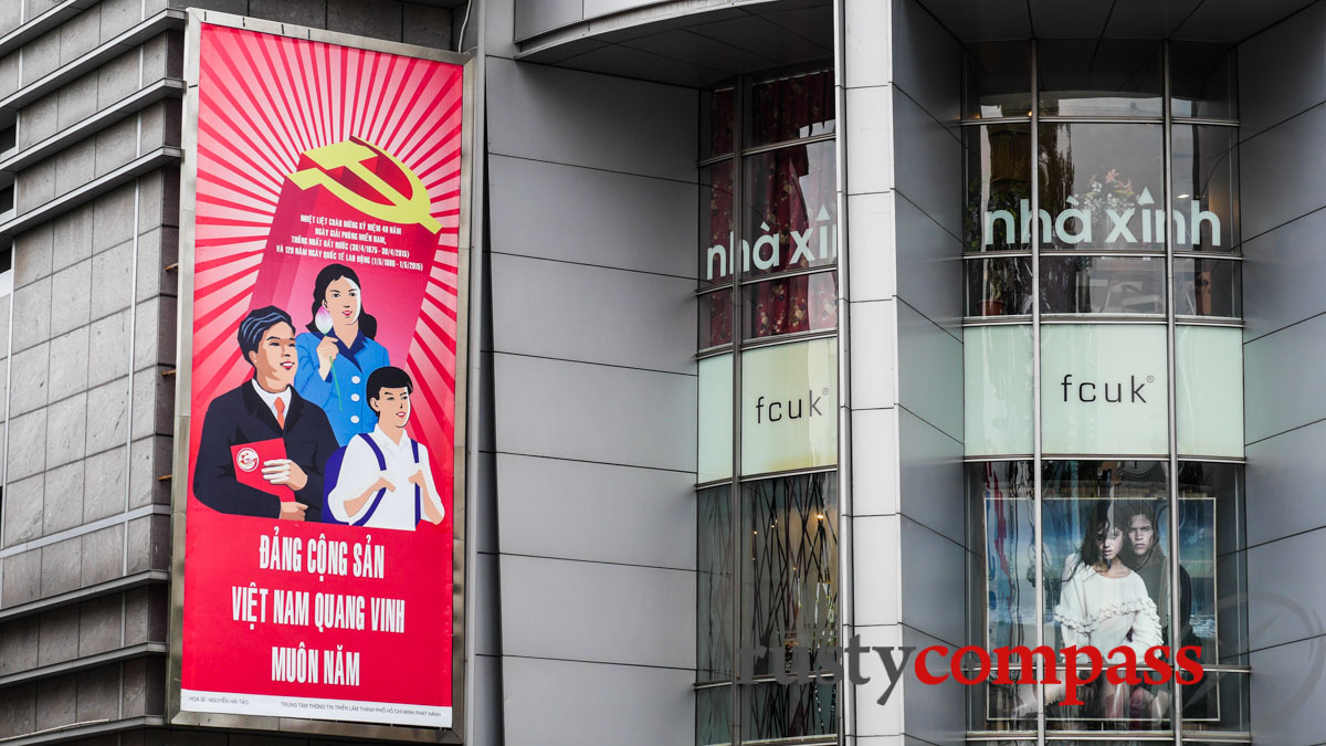 The Communist Party of Vietnam - glorious forever. The Communist Party of Vietnam - glorious forever.
